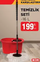 TEMİZLİK SETİ 16 L fiyat ve kampanya bilgisi